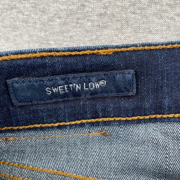 Lucky Brand Jeans Womens 4/27 Blue Sweet n Low Bootcut Dark Wash Lenoir Mid Rise - Picture 9 of 16